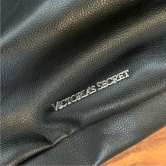 Victorias Secret Black Adjustable Backpack Fringe Boho Festival Concert - Picture 4 of 6